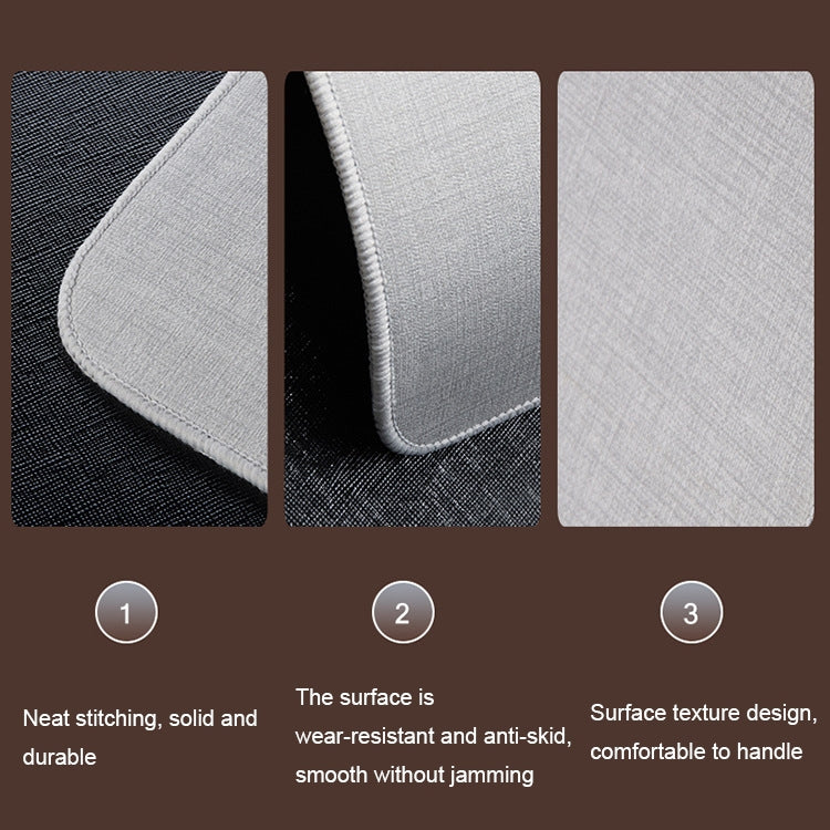 Intelligent Digital Display Timing Heating Mouse Pad Office Desktop Electric Heating Mat, CN Plug, Style:Grey 60x36cm by buy2fix