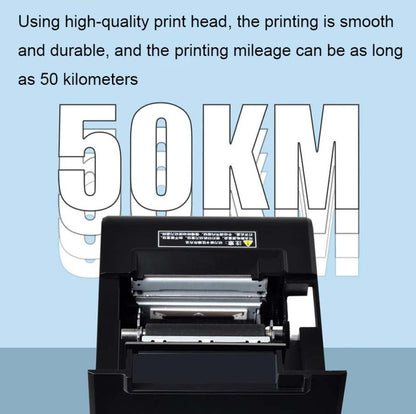 Xprinter XP-Q90EC 58mm Portable Express List Receipt Thermal Printer, Style:USB Port(UK Plug) - Receipt Printers by Xprinter | Online Shopping UK | buy2fix