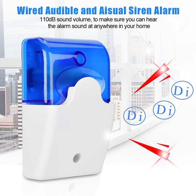 LY-103 Sound And Light Alarm Emergency Call For Help Connection Type Alarm, Specification: 12V (Red) - Others Alarm by buy2fix | Online Shopping UK | buy2fix