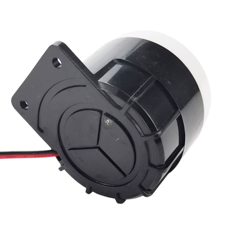 BJ-1K High-Decibel Active Buzzer Dual Audio Electronic Siren Alarm Wall-Mounted Anti-Theft Buzzer, Voltage: 12V(Red White Black) - Others Alarm by buy2fix | Online Shopping UK | buy2fix