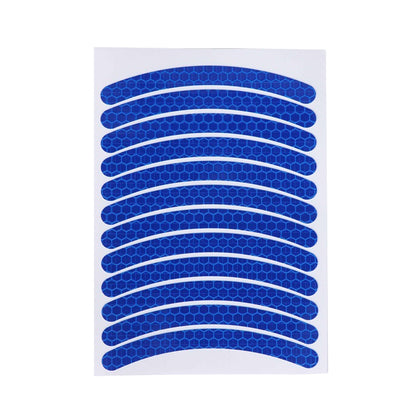 Jg-Phc-12 Children Bicycle Scooter Reflective Sticker Night Warning Riding Contour Sticker(Blue) by buy2fix