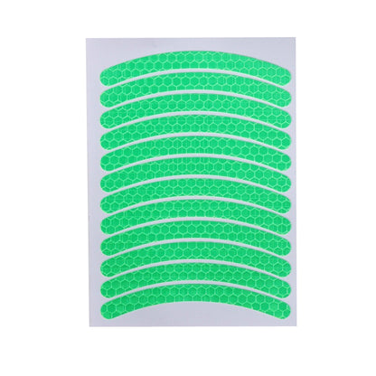 Jg-Phc-12 Children Bicycle Scooter Reflective Sticker Night Warning Riding Contour Sticker(Green) by buy2fix