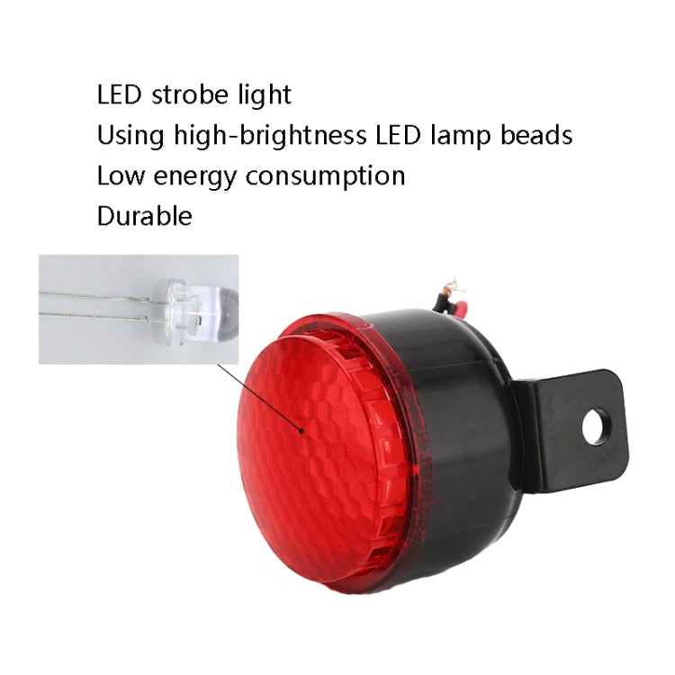 2 PCS BC-3K 5-24V Industrial Sound And Light Alarm Motorcycle Sound Light Alarm - Others Alarm by buy2fix | Online Shopping UK | buy2fix