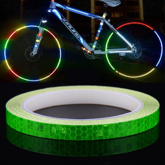 Bicycle Mountain Bike Motorcycle Sticker Car Contour Reflective Sticker Night Riding Reflective Sticker, Size: 2 x 800cm(Green) by buy2fix
