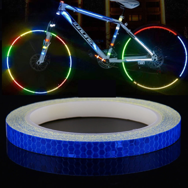 Bicycle Mountain Bike Motorcycle Sticker Car Contour Reflective Sticker Night Riding Reflective Sticker, Size: 2 x 800cm(Blue) by buy2fix