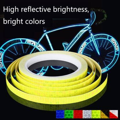 Bicycle Mountain Bike Motorcycle Sticker Car Contour Reflective Sticker Night Riding Reflective Sticker, Size: 2 x 800cm(Yellow) by buy2fix