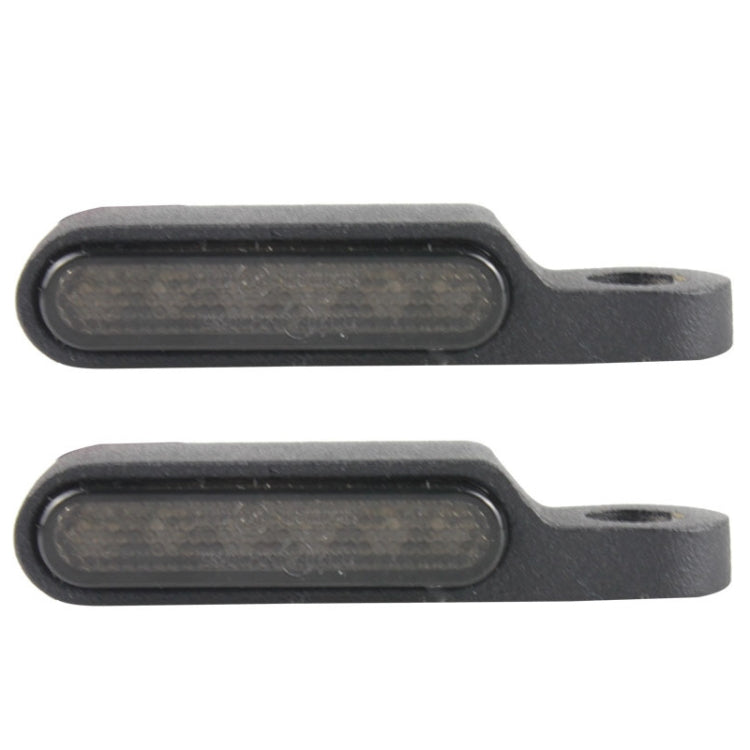 2 PCS Motorcycle Handle Turn Light Metal LED Indicator Light(Black) - Turn Signal by buy2fix | Online Shopping UK | buy2fix