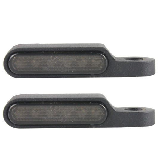 2 PCS Motorcycle Handle Turn Light Metal LED Indicator Light(Black) - Turn Signal by buy2fix | Online Shopping UK | buy2fix