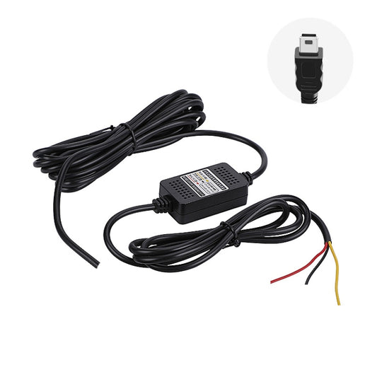 H516 Recording Step-down Line Shrinkage Video Car Charger Line Parking Monitoring Three-Core Power Cord, Model: Without Fuse(Mini Straight) - Cables & Connectors by buy2fix | Online Shopping UK | buy2fix