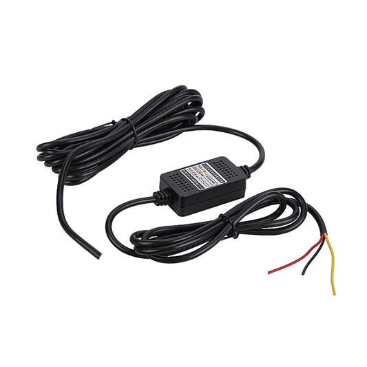 H516 Recording Step-down Line Shrinkage Video Car Charger Line Parking Monitoring Three-Core Power Cord, Model: Without Fuse(Mini Left Elbow) - Cables & Connectors by buy2fix | Online Shopping UK | buy2fix