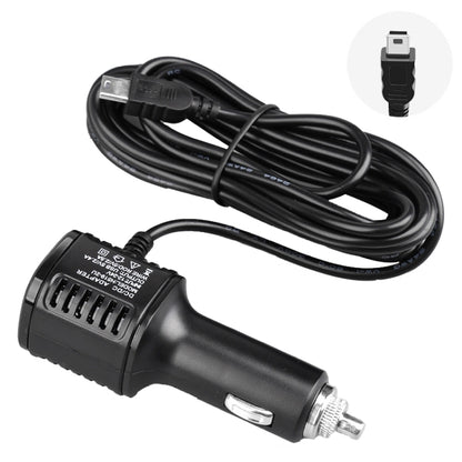 H519 Car Charger Driving Recorder Power Cord Dual USB With Display Charging Line, Specification: Mini Straight - Cigar Socket by buy2fix | Online Shopping UK | buy2fix