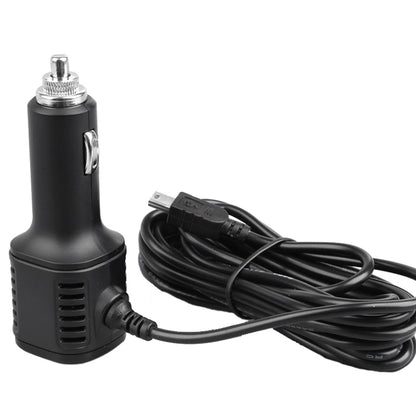 H519 Car Charger Driving Recorder Power Cord Dual USB With Display Charging Line, Specification: Mini Right Elbow - Cigar Socket by buy2fix | Online Shopping UK | buy2fix