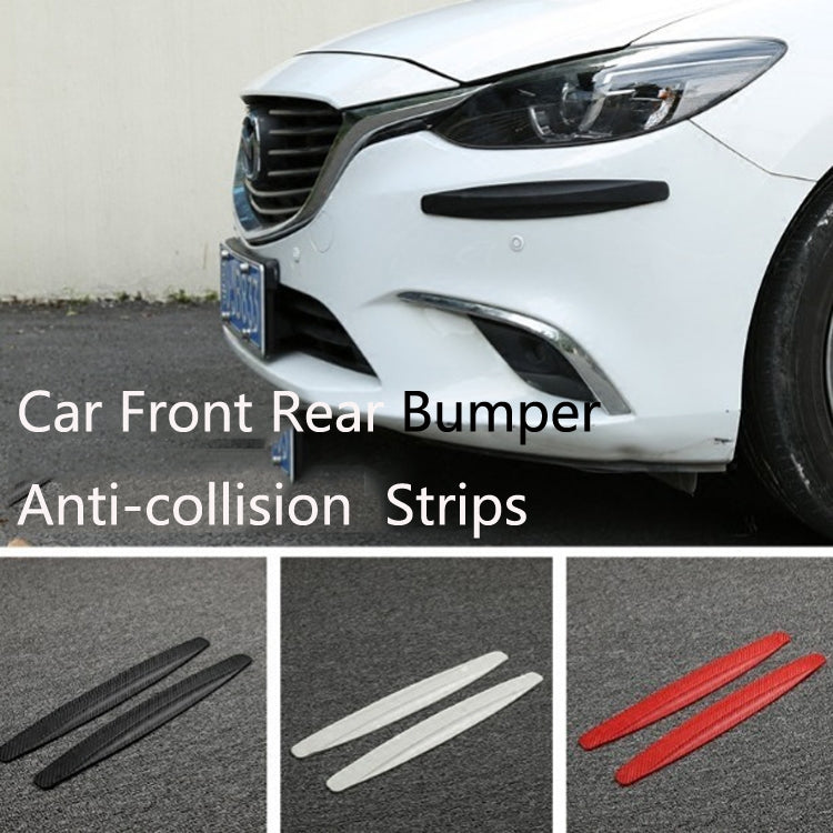 Car Front Rear Bumper Anti-Collision And Anti-Scratch Strips Body Scratch Decoration Stickers, Color: Black by buy2fix