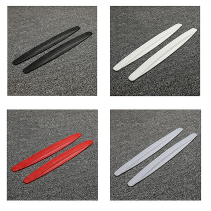 Car Front Rear Bumper Anti-Collision And Anti-Scratch Strips Body Scratch Decoration Stickers, Color: White by buy2fix