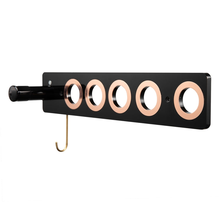 JD01 Punch-Free Hange Acrylic Hair Dryer Storage Bracket For Dyson Hair Dryer(Black) - Hair Dryers & Accessories by buy2fix | Online Shopping UK | buy2fix