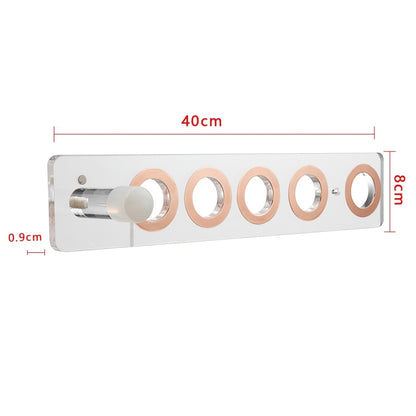 JD01 Punch-Free Hange Acrylic Hair Dryer Storage Bracket For Dyson Hair Dryer(Black) - Hair Dryers & Accessories by buy2fix | Online Shopping UK | buy2fix