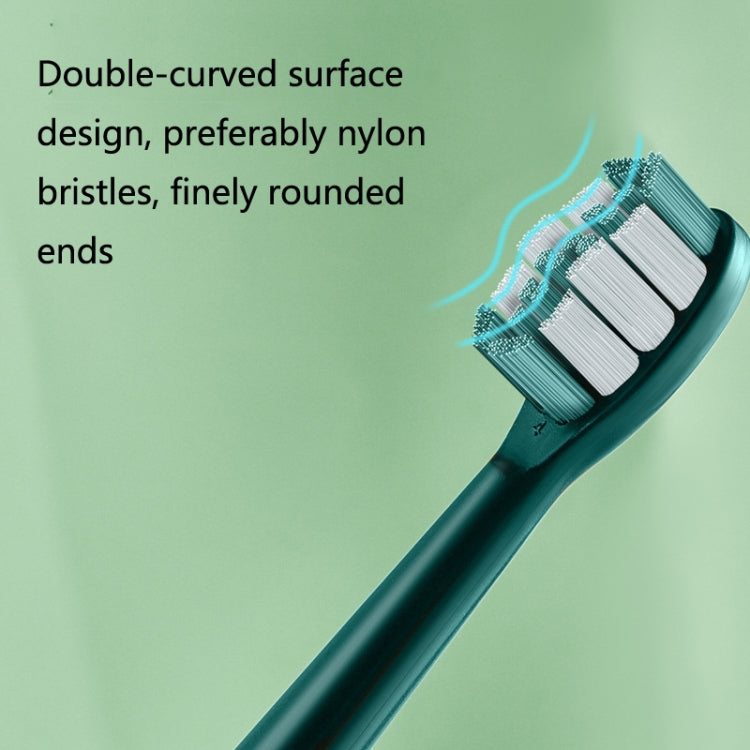 AW-175 Adult Household USB Sonic Electric Toothbrush Couple Toothbrush(Green) - Toothbrushes by buy2fix | Online Shopping UK | buy2fix