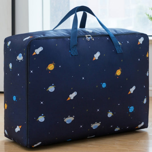 Oxford Cloth Quilt Moisture-Proof & Waterproof Storage Bag Zipper Portable Moving Luggage Bag, Specification: 60x50x25cm(Tibetan Rocket) - Storage Bags by buy2fix | Online Shopping UK | buy2fix