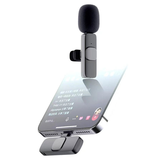 Lavalier Wireless Microphone Mobile Phone Live Video Shooting Small Microphone, Specification: 8 Pin Direct 1 To 2 - Microphone by buy2fix | Online Shopping UK | buy2fix