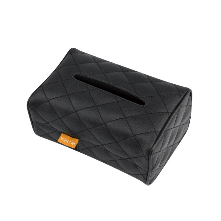 2 PCS GM-020 Car Sun Visor Chair Back Mount Car Paper Towel Box(Black) by buy2fix