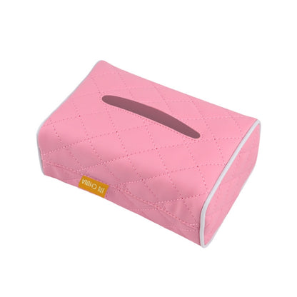 2 PCS GM-020 Car Sun Visor Chair Back Mount Car Paper Towel Box(Pink) by buy2fix