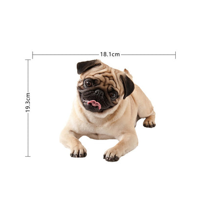 Style 2 Small 3D Simulation Dog Car Stickers Rain-Proof Sunscreen Car Sticker Scratch Shaving Decoration Stickers by buy2fix