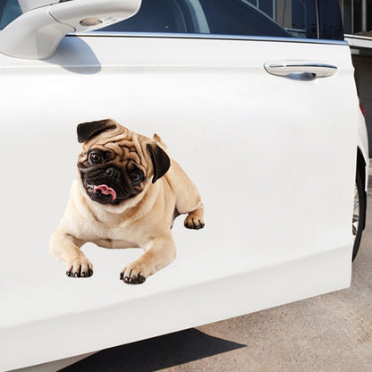 Style 3 Small 3D Simulation Dog Car Stickers Rain-Proof Sunscreen Car Sticker Scratch Shaving Decoration Stickers by buy2fix
