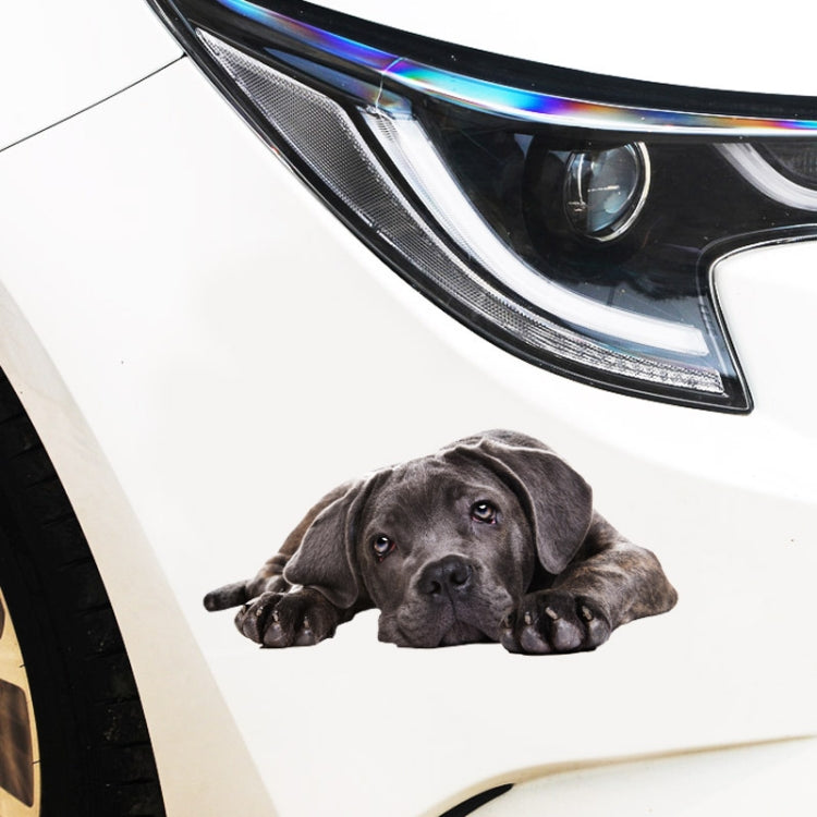 Style 3 Large 3D Simulation Dog Car Stickers Rain-Proof Sunscreen Car Sticker Scratch Shaving Decoration Stickers by buy2fix