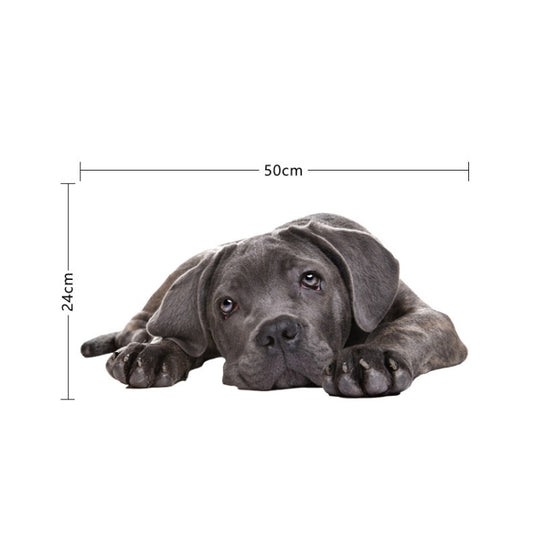 Style 4 Large 3D Simulation Dog Car Stickers Rain-Proof Sunscreen Car Sticker Scratch Shaving Decoration Stickers by buy2fix