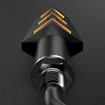 1 Pair VS6-6 Motorcycle LED Steering Tail Lamp 12V Flow Water Light Turn Lamp(Yellow Light) - Turn Signal by buy2fix | Online Shopping UK | buy2fix