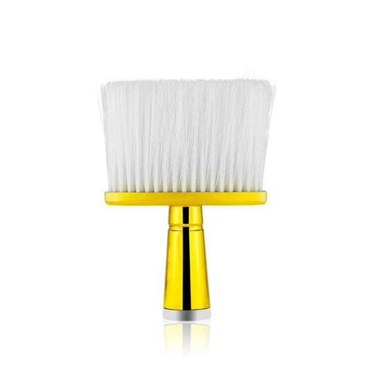 P6424 Hairdresser Sweeping Hair Brushes Hairdressing Nylon Soft Cleaning Brushes Home Hair Salons Shaving Broken Hair Brushes(Gold)