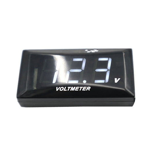 12-150V Motorcycle LCD Display Voltage(White Light) - Electrical Instruments by buy2fix | Online Shopping UK | buy2fix