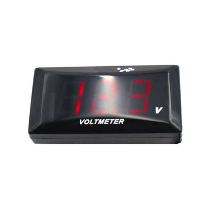 12-150V Motorcycle LCD Display Voltage(Red Light) - Electrical Instruments by buy2fix | Online Shopping UK | buy2fix