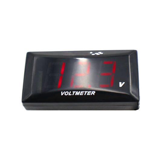 12-150V Motorcycle LCD Display Voltage(Red Light) - Electrical Instruments by buy2fix | Online Shopping UK | buy2fix
