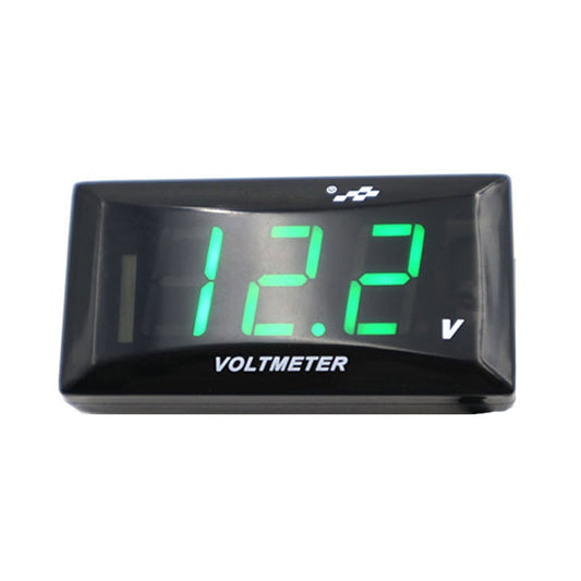 12-150V Motorcycle LCD Display Voltage(Green Light) - Electrical Instruments by buy2fix | Online Shopping UK | buy2fix
