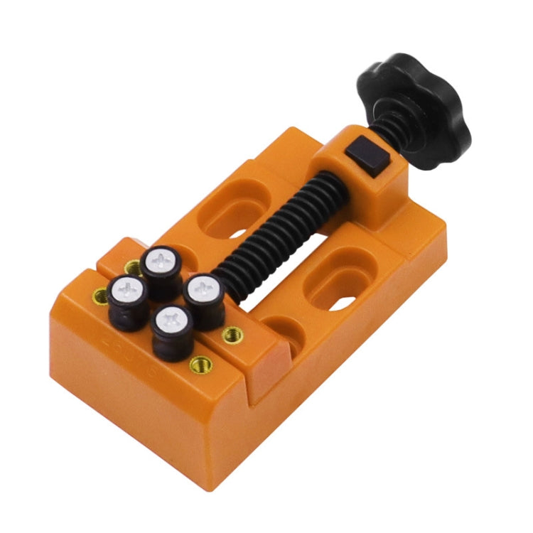Eight-Hole Mini Flat Bench Vise Bodhi Beads Walnut Fixture(Orange) - Others by buy2fix | Online Shopping UK | buy2fix
