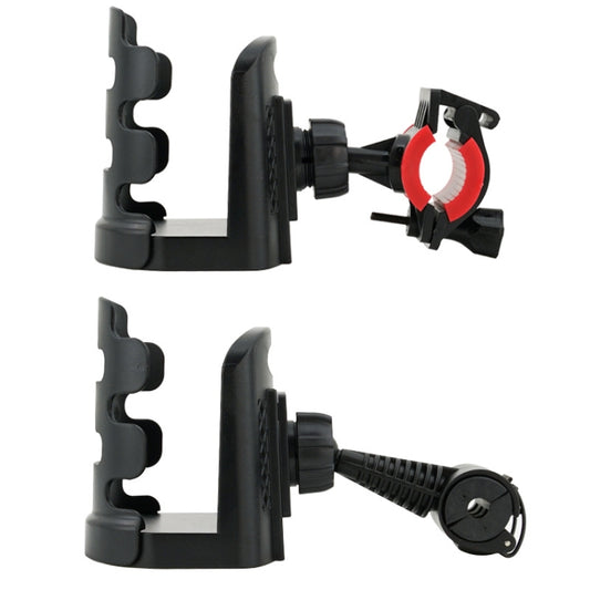 2 PCS SMCP-380 General Riding Cup Rack Motorcycle Bicycle Cup Holder(Rearview Mirror Installation) - Holder by buy2fix | Online Shopping UK | buy2fix