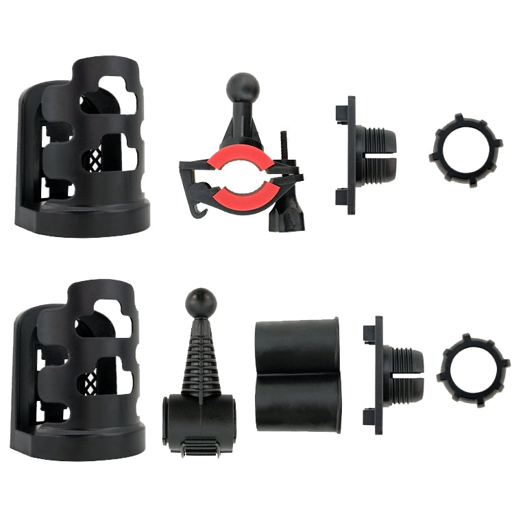 2 PCS SMCP-380 General Riding Cup Rack Motorcycle Bicycle Cup Holder(Handlebar Installation) - Holder by buy2fix | Online Shopping UK | buy2fix