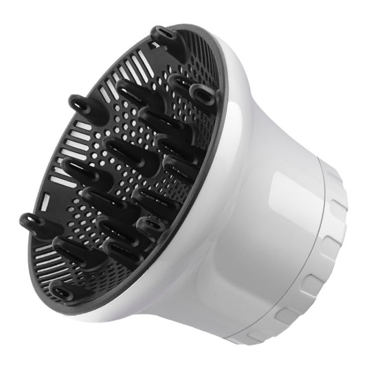 Universal Hair Diffuser Adaptable For Blow Dryers with Rotatable Design Curly Hair Large Wind Hood(White)