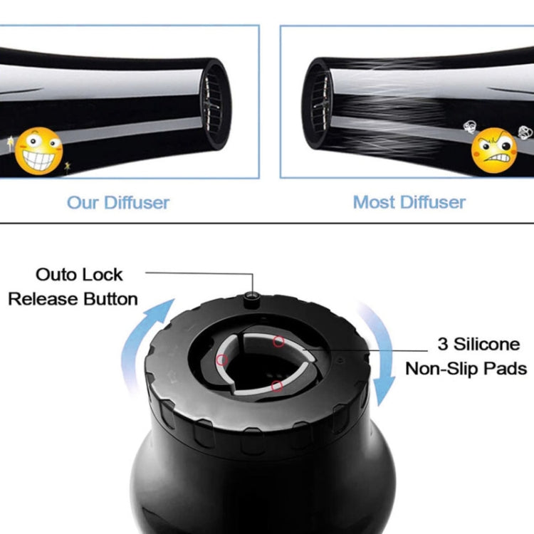 G8 Universal Hair Diffuser Adaptable For Blow Dryers with Rotatable Design Curly Hair Large Wind Hood(White) - Hair Dryers & Accessories by buy2fix | Online Shopping UK | buy2fix