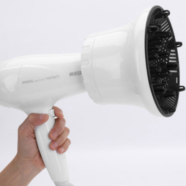 G8 Universal Hair Diffuser Adaptable For Blow Dryers with Rotatable Design Curly Hair Large Wind Hood(White) - Hair Dryers & Accessories by buy2fix | Online Shopping UK | buy2fix