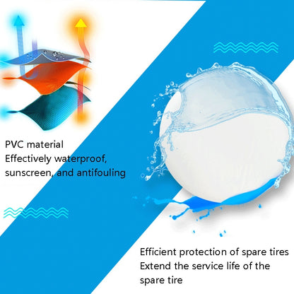 PVC Tire Cover Waterproof And Dust-Proof Car Spare Tire Cover, Size: 14 inch by buy2fix