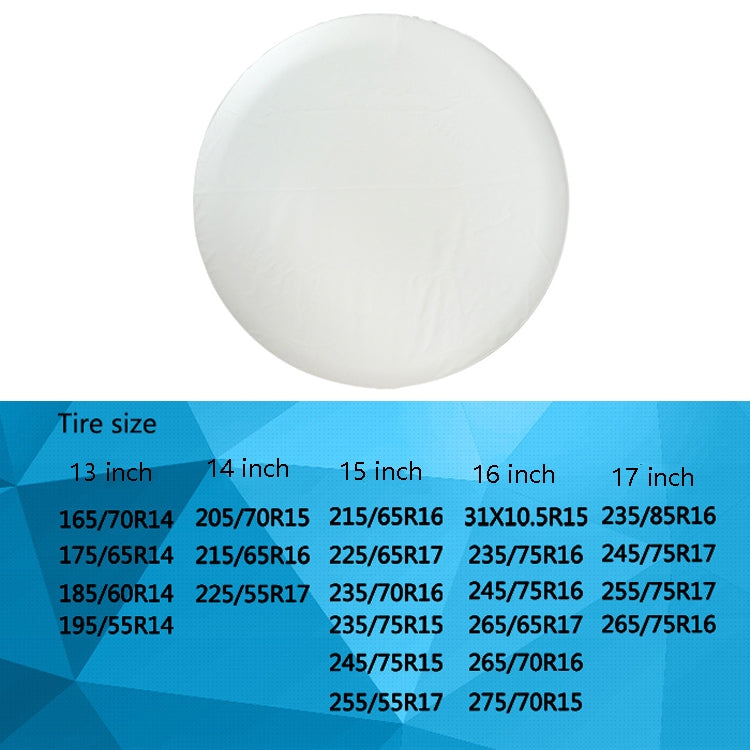 PVC Tire Cover Waterproof And Dust-Proof Car Spare Tire Cover, Size: 14 inch by buy2fix