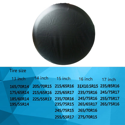 PVC Tire Cover Waterproof and Dust-proof Car Spare Tire Cover, Size: 14 inch by buy2fix