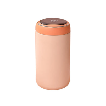316 Stainless Steel Smart Vacuum Flask Children Portable Mini Display Temperature Cup Big Belly Cup(Maple Leaf Orange) by buy2fix