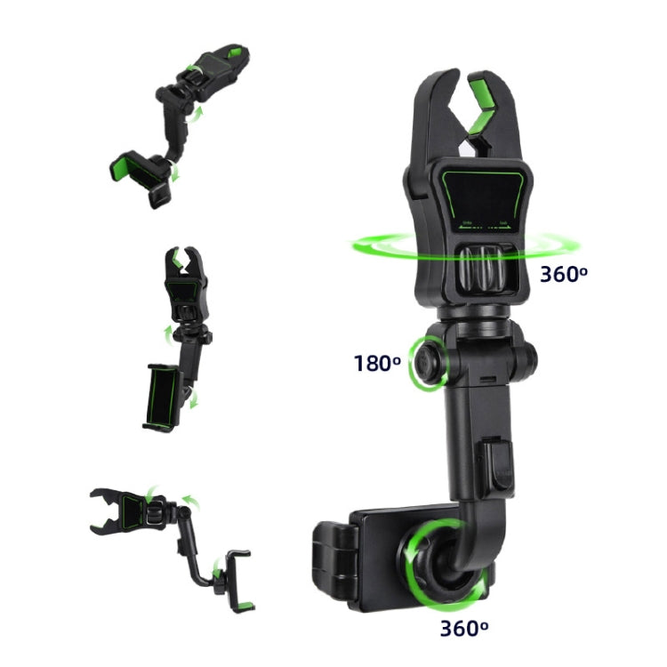 H02 Car Rearview Mirror Mobile Phone Holder Pillow Universal Car Mobile Phone Holder by buy2fix