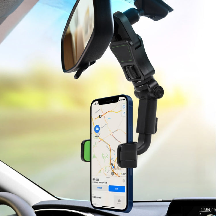 H02 Car Rearview Mirror Mobile Phone Holder Pillow Universal Car Mobile Phone Holder by buy2fix