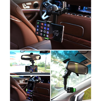 H02 Car Rearview Mirror Mobile Phone Holder Pillow Universal Car Mobile Phone Holder by buy2fix