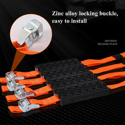 Car Mud Land Escape Board Snow Land Sand Land Emergency Escape Chain Outdoor Off-Road Escape Tool - Car Road Trouble Clearer by buy2fix | Online Shopping UK | buy2fix