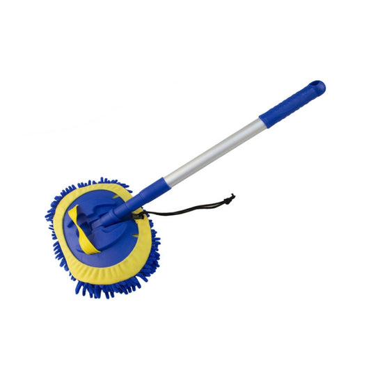 Chenille Water Brush Telescopic Rotary Roller Brush Cleaning Mop(Royal Blue) - Car washing supplies by buy2fix | Online Shopping UK | buy2fix